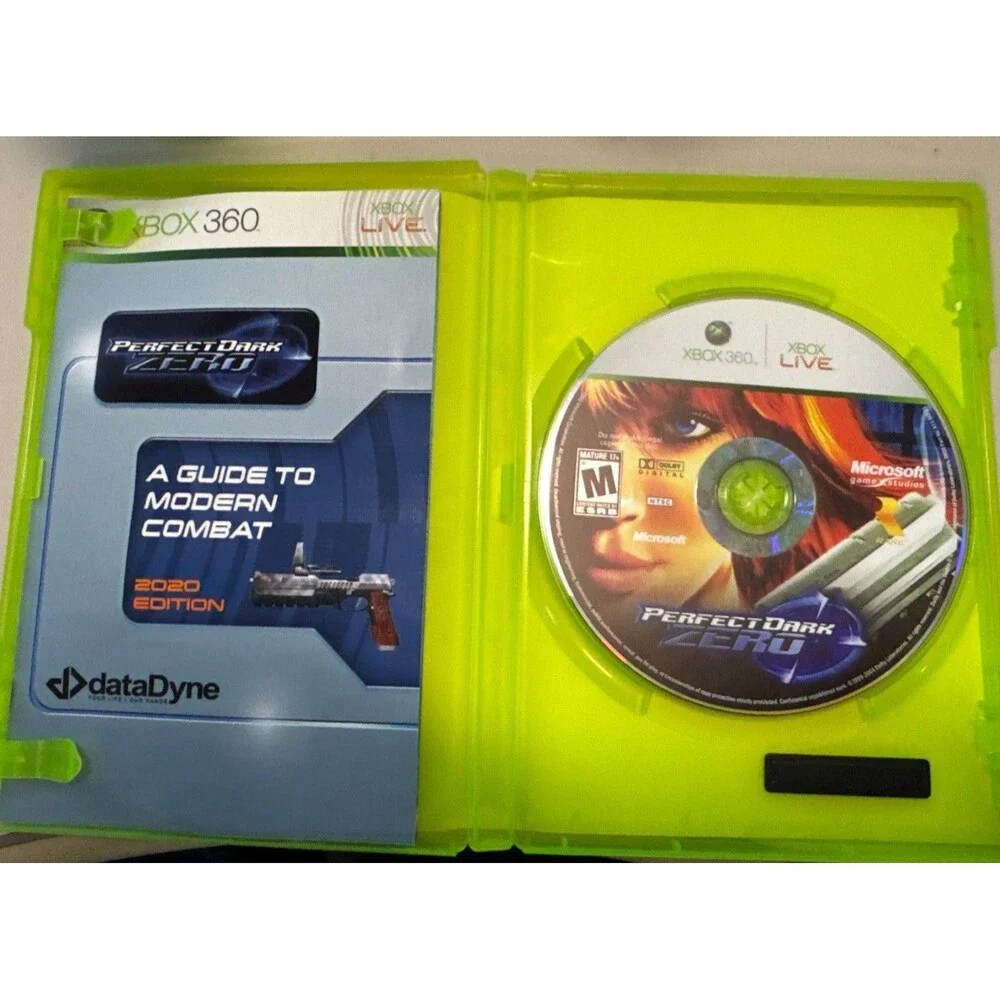 Perfect Dark Zero (Microsoft Xbox 360, 2005) Complete with Manual CIB